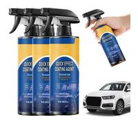 Polish Voiture Car Quick-Acting,Voiture Haute Protection 3 en 1 Produit Nettoyage Voiture Quick Effect Coating Agent (3PCS)