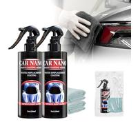 Polish Voiture Efface Rayure Voiture, Polissage au Micron Élimine les Éraflures et les Rayures, Auto Carrosserie Polissage au Micron Kit Voiture, Protection Durable (2 Pcs, 250ML)