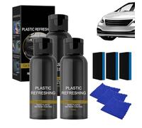 Polish Voiture, Renovateur Plastique Voiture Extérieur Spray Plastiques Intérieurs Finition Brillante Nettoyant Voiture Carrosserie Éclatante Brillant Pneu (3PCS)