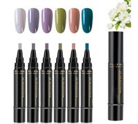 Polishey Nail Polish Pens, 3 in 1 Nail Polish Pens Quick Dry, Gel NailPolish Set, 36 Color NailPolish GelPen, Color NailPolish GelPen for Women, Nails Pens for Nails Art DIY (C)