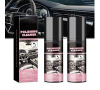 Polishing Cleaner, 100ml Car Interior Polish Cleaner, Restores Shine & Protects Leather,Plastic & Rubber SurfacesR Multicolor BAUME