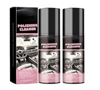 Polishing Cleaner Voiture | 2 Pièces Nettoyant Lustrant pour Intérieur Voiture | Car Interior Cleaner | Spray Protecteur pour Voiture | Spray Nettoyant for Éliminer Taches, Anti-adhérence Poussière