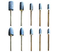 Polishing Head Kit - 3 mm Shank Grinding Bits, Precision Stone Grinding Head, 10 outils de tampage portables, Bullet-shaped Heads Accessories, Glass Smoothing Kit For Metal, Marble, Wood, Jade