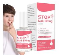 Polisme mordant anti-ongles | 15 ml de traitement amer NA-IL Sucking Stopper Formule sans toxique pour les âges | Dissuasion de la morsure de nail pour les adultes et les