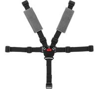 POLISPORT 5 Point Safety Harness Belt + Paddings Black Grey Bilby Ff/Cfs/Rs