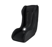 POLISPORT 8015000019 - Mini Pelican Tout Temps Réducteur de Siège Bébé avec Harnais 5 Points pour Remorque, Poussette et Vélo Cargo - Respirant, Sûr et Compatible de 7 à 18 Mois, Noir