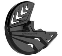 POLISPORT 8155300001 - Protecteur de disque et fourche inférieure en polypropylène résistant aux chocs et à l'abrasion compatible avec les motos en couleur Noir