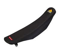 Polisport 8156800001 - Housse de Selle de Course performante de Remplacement Facile à Installer avec Effet antidérapant et adhérence Parfaite Compatible Con motocicletas Husqvarna en Color Noir