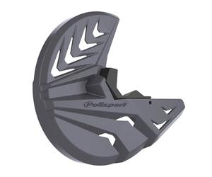 POLISPORT 8157500004 - Protecteur de disque et fourche inférieure en polypropylène résistant aux chocs et à l'abrasion compatible avec les motos en couleur Gris