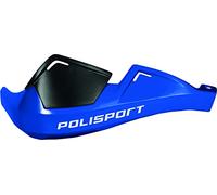 POLISPORT 8305100028 - Protège-mains EVOLUTION INTEGRAL 2 points de fixation MX-Style en plastique avec kit de montage inclus compatible avec tous les modèles de motocross/enduro en couleur bleu, Taglia unica