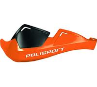 POLISPORT 8305100030 - Protège-mains EVOLUTION INTEGRAL 2 points de fixation MX-Style en plastique avec kit de montage inclus compatible avec tous les modèles de motocross/enduro en couleur orange