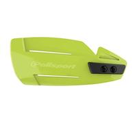 POLISPORT 8307800008 - Protège-mains HAMMER 1 point de fixation MX-Style en plastique avec kit de montage inclus compatible avec tous les modèles enduro/mx en couleur jaune fluor