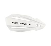 POLISPORT 8308500002 - Protège-mains BULLIT 1 point de fixation MX-Style en plastique avec kit de montage inclus compatible avec les motos BETA RR en couleur blanc
