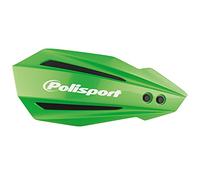 POLISPORT 8308500022 - Protège-mains BULLIT 1 point de fixation MX-Style en plastique avec kit de montage inclus compatible avec les motos Yamaha en couleur vert