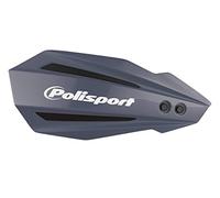 POLISPORT 8308500033 - Protège-mains BULLIT 1 point de fixation MX-Style en plastique avec kit de montage inclus compatible avec les motos Honda en couleur nardo gris