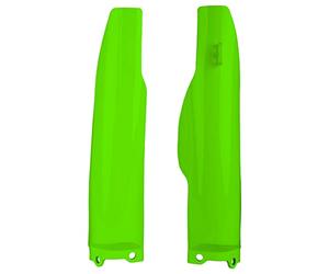 POLISPORT 8398000008 - Ensemble de protections de fourche en polypropylène résistant aux chocs sans matériel compatible avec les motos Kawasaki en couleur vert