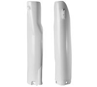 POLISPORT 8398200001 - Ensemble de protections de fourche en polypropylène résistant aux chocs sans matériel compatible avec les motos Yamaha en couleur blanc
