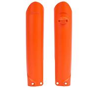 POLISPORT 8398600001 - Ensemble de protections de fourche en polypropylène résistant aux chocs sans matériel compatible avec les motos KTM en couleur orange