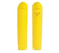 POLISPORT 8398600004 - Ensemble de protections de fourche en polypropylène résistant aux chocs sans matériel compatible avec les motos Suzuki, Husqvarna en couleur jaune
