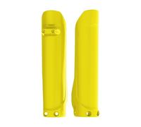 POLISPORT 8398900004 - Ensemble de protections de fourche en polypropylène résistant aux chocs sans matériel compatible avec les motos Husqvarna en couleur jaune