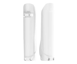 POLISPORT 8398900007 - Ensemble de protections de fourche en polypropylène résistant aux chocs sans matériel compatible avec les motos Husqvarna en couleur blanc