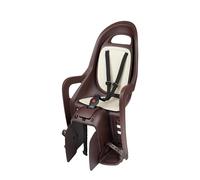 Siège porte-bébés Polisport Groovy CFS pour montage sur porte-bagages marron foncé marron