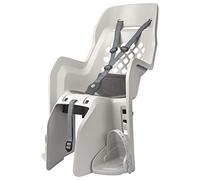 Polisport 8406600001 - Siège arrière Joy CFS pour vélos avec Roues de 26'' à 29'' adapté aux Enfants pesant de 9 à 22Kg avec ancrage sur Le Porte-Bagages en Color Crème/Gris Foncé