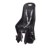 POLISPORT 8406800012 - Siège arrière BUBBLY MAXI PLUS CFS pour vélos avec roues de 26'' à 29'' adapté aux enfants pesant de 9 à 22 Kg avec ancrage sur le porte-bagages en color Noir/Gris Foncé