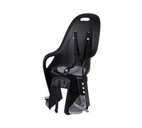 POLISPORT 8408200002 - Siège arrière KOARI pour vélo avec roues de 26'' à 29'' adapté aux enfants d'un poids maximum de 22kg avec ancrage sur le porte-bagages en Noir/Gris