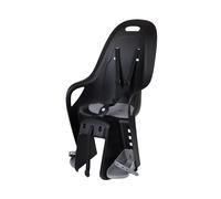 POLISPORT 8408300002 - Siège arrière KOARI pour vélo avec roues de 26'' à 29'' adapté aux enfants d'un poids maximum de 22kg avec ancrage sur le porte-bagages MIK-HD en Noir/Gris
