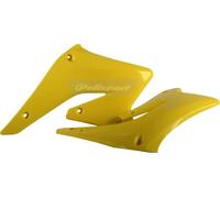 POLISPORT 8410400001 - Caches de Radiateur Solides et durables Compatible avec Les Motos Suzuki en Couleur Jaune