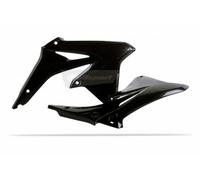 Polisport 8412500002 - Caches de Radiateur Solides et durables Compatible avec Les Motos Suzuki en Couleur Noir