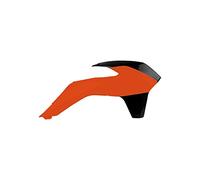 Polisport 8417400004 - Caches de Radiateur Solides et durables Compatible avec Les Motos KTM en Couleur Orange/Noir