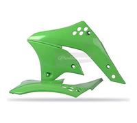 Polisport 8426200006 - Caches de Radiateur Solides et durables Compatible avec Les Motos Kawasaki en Couleur Vert
