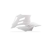 POLISPORT 8426400002 - Caches de Radiateur Solides et durables Compatible avec Les Motos Gas Gas en Couleur Blanc