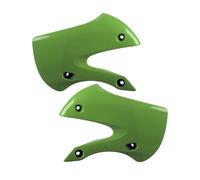 POLISPORT 8429300014 - Caches de Radiateur Solides et durables Compatible avec Les Motos Kawasaki en Couleur Blanc