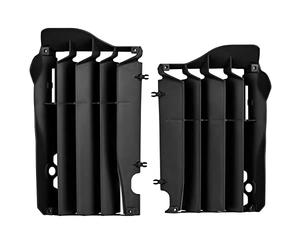 POLISPORT 8455700001 - Ensemble de grilles de radiateur en polypropylène solide et durable sans matériel compatible avec les motos Honda en couleur noir