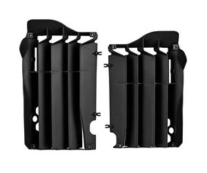 POLISPORT 8455800001 - Ensemble de grilles de radiateur en polypropylène solide et durable sans matériel compatible avec les motos Honda en couleur noir
