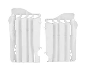 POLISPORT 8455800003 - Ensemble de grilles de radiateur en polypropylène solide et durable sans matériel compatible avec les motos Honda en couleur blanc