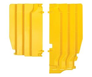 POLISPORT 8456100002 - Ensemble de grilles de radiateur en polypropylène solide et durable sans matériel compatible avec les motos Suzuki en couleur jaune