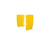 POLISPORT 8456200002 - Ensemble de grilles de radiateur en polypropylène solide et durable sans matériel compatible avec les motos Suzuki en couleur jaue