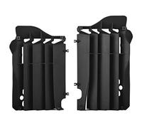 POLISPORT 8457400001 - Ensemble de grilles de radiateur en polypropylène solide et durable sans matériel compatible avec les motos Honda en couleur noir