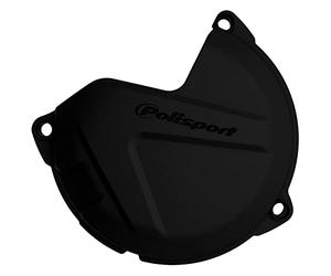 POLISPORT 8460200001 - Protecteur de carter d'embrayage en polyamide résistant aux chocs compatible avec les motos KTM, Husqvarna en couleur noir