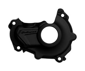 POLISPORT 8460700001 - Protecteur de carter d'allumage en polyamide résistant aux chocs et à l'abrasion compatible avec les motos Yamaha en couleur noir