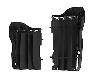 POLISPORT 8462900001 - Ensemble de grilles de radiateur en polypropylène solide et durable sans matériel compatible avec les motos Honda en couleur noir