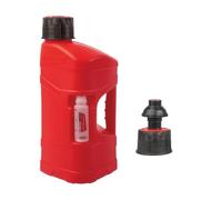 Polisport 8464600002 - Bouteille d'essence de 10 litres approuvée ProOctane avec système de remplissage rapide durable et résistant avec bouchon anti-fuite en couleur rouge