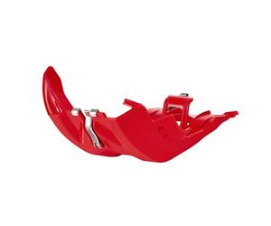 POLISPORT 8468900007 - Sabot de Protection Fortress en plastique léger très durable et résistant compatible avec les motos GAS GAS en couleur Rouge