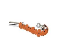 POLISPORT 8483800002 - Protection d'échappement universelle ARMADILLO HEAD 40cm pour moto 4 temps alliant acier inoxydable et élastomère léger résistant aux hautes températures en couleur orange