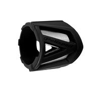 POLISPORT 8483900001 - Protecteur de silencieux résistant petite version 20-33cm UNIVERSEL en acier inoxydable léger et silicone en couleur Noir