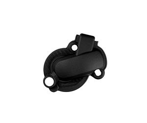 POLISPORT 8485000001 - Protecteur de pompe avec une coque dure à eau résistant à l'abrasion et aux chocs compatible avec les motos HUSQVARNA, KTM en couleur Noir